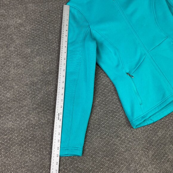 Spyder Core Sweater Full Zip Women's Large Teal Turquoise - Picture 14 of 15
